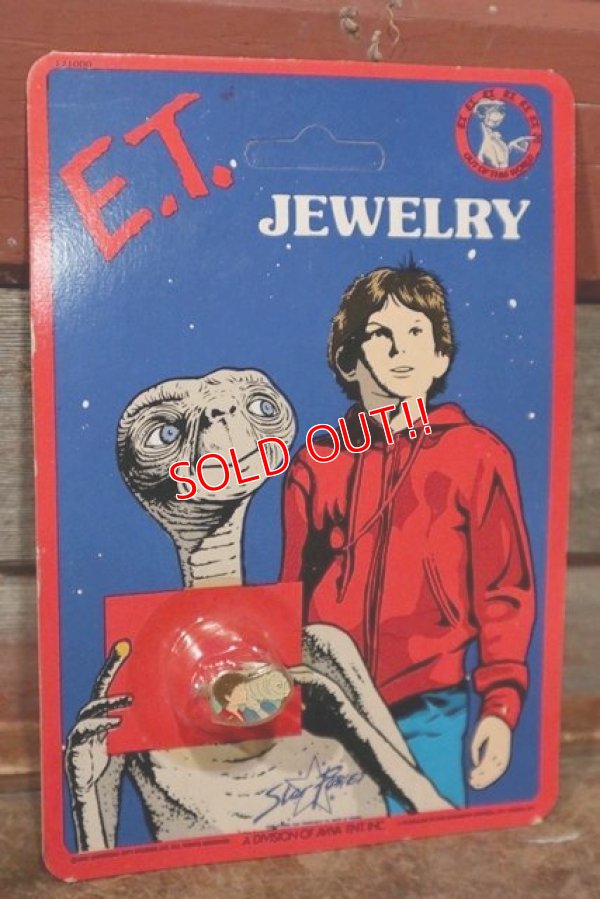 画像1: ct-201101-32 E.T. / 1980's Jewelry Ring "E.T. & Elliott"