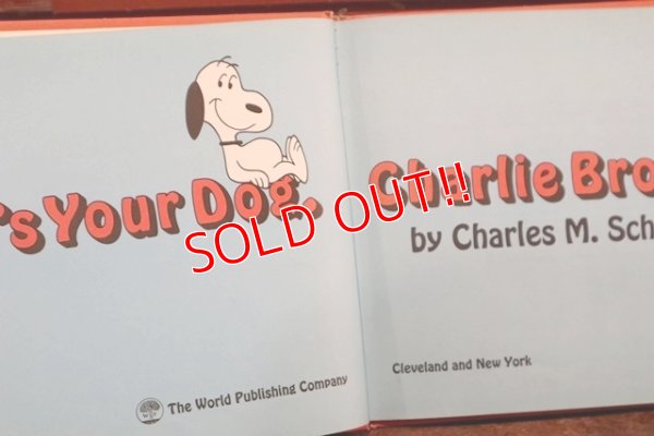 画像4: ct-201001-29 PEANUTS / 1968 "He's Your Dog,Charlie Brown!" Picture Book