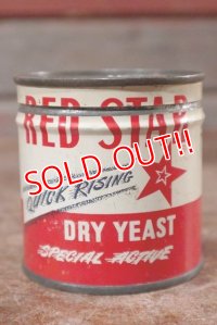dp-201101-49 RED STAR DRY YEAST / Vintage Tin Can