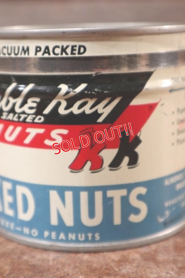 画像2: dp-201101-50 Double Kay Mixed Nuts / Vintage Tin Can