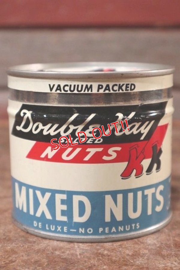 画像1: dp-201101-50 Double Kay Mixed Nuts / Vintage Tin Can