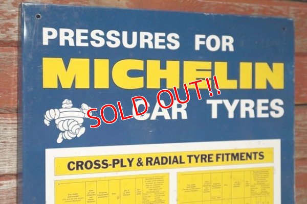 画像1: dp-201101-66 MICHELIN / 1970's Metal Sign