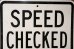 画像2: dp-201101-71 Road sign "SPEED CHECKED BY RADER" (2)