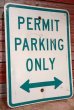 画像1: dp-201101-70 Road Sign "PERMIT PARKING ONLY" (1)