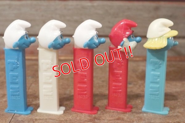 画像4: pz-201101-01 Smurfs / 1990's PEZ Dispenser Set