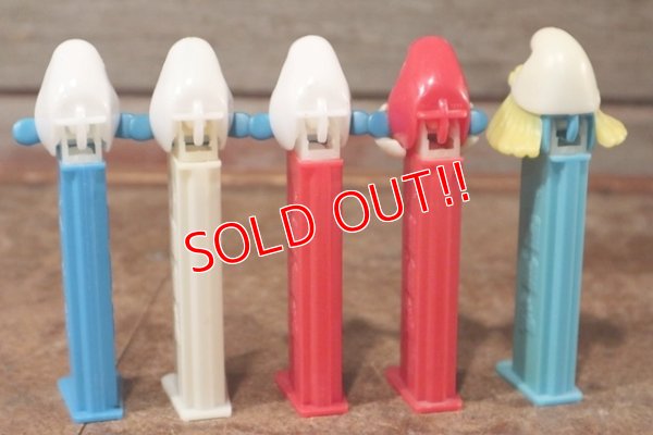 画像5: pz-201101-01 Smurfs / 1990's PEZ Dispenser Set