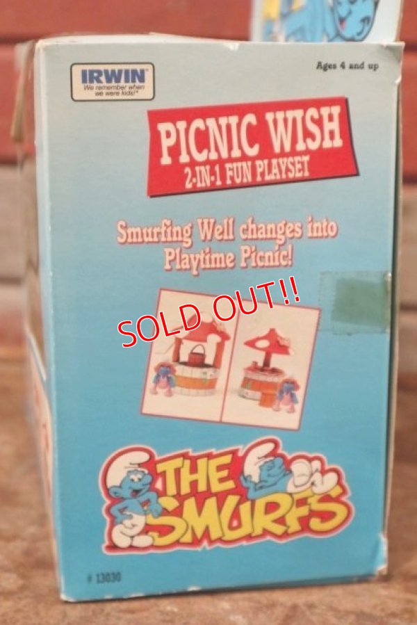 画像7: ct-201101-41 Smurf / 1990's Sassette PICNIC WISH Play Set