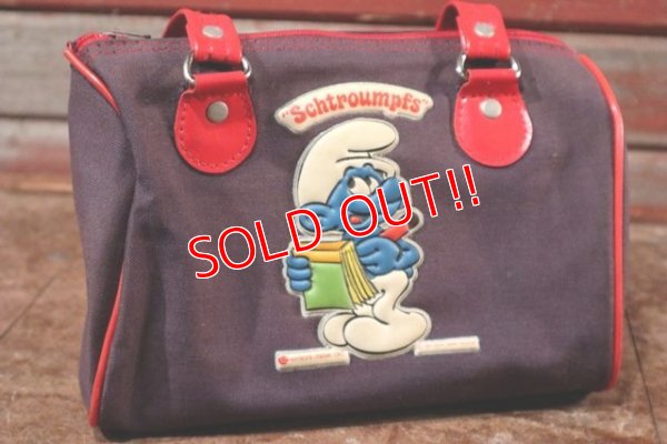 画像1: ct-201101-59 Smurf / "Schtroumpfs" 1981 Mini Bag