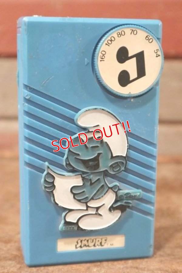 画像1: ct-201101-68 Smurf / 1980's Transistor Radio