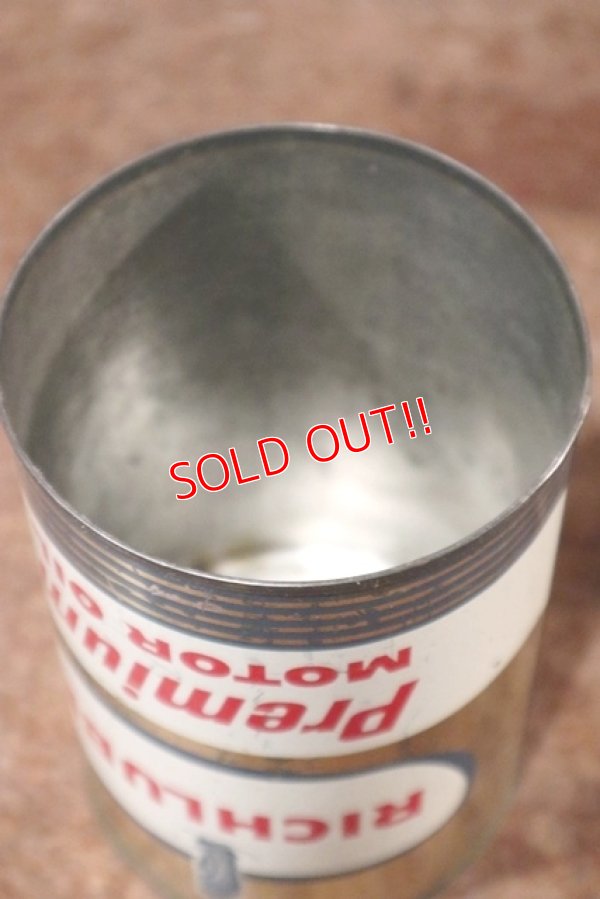 画像7: dp-201101-60 RICHFIELD / One Quart Motor Oil Can