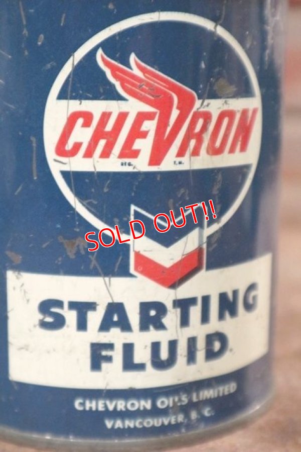 画像2: dp-201101-54 CHEVRON / 1950's Starting Fluid Can