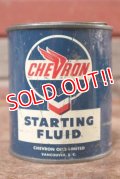 dp-201101-54 CHEVRON / 1950's Starting Fluid Can