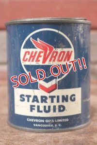 dp-201101-54 CHEVRON / 1950's Starting Fluid Can