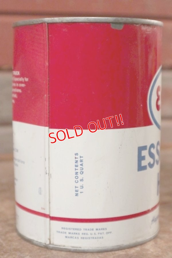 画像3: dp-201101-61 Esso / 1964 1 Quart ESSOLUBE HDX Motor Oil Can