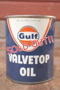 dp-201101-56 Gulf / 1960's VALVETOP Oil Can