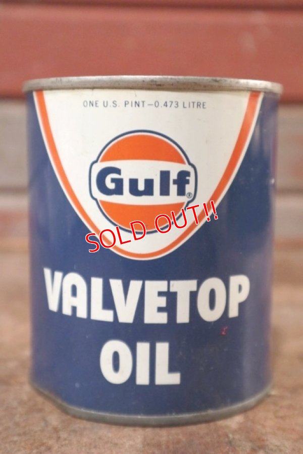 画像1: dp-201101-56 Gulf / 1960's VALVETOP Oil Can