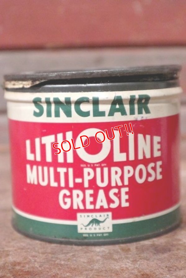画像1: dp-201101-58 SINCLAIR / 1950's-1960's 1 LB. Grease Can