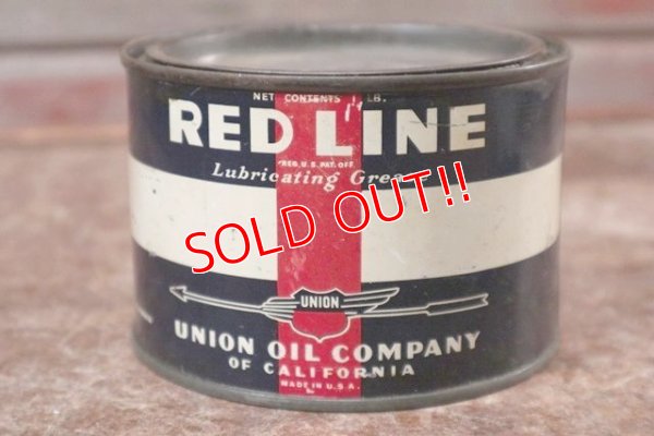 画像1: dp-201114-15 RED LINE / 1950's-1960's 1 LB. Oil Can