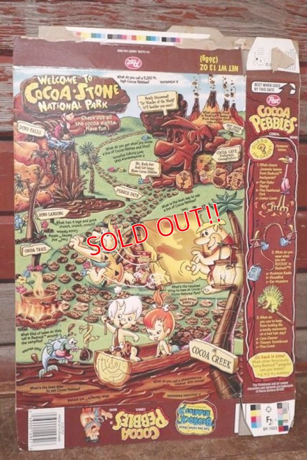 画像4: ct-201114-93 The Flintstones / Post 1996 Cocoa Pebbles Cereal Box