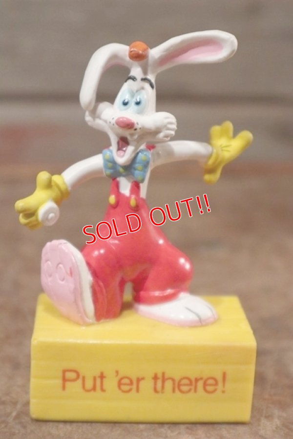 画像1: ct-201114-63 Roger Rabbit / 1988 PVC Figure "Put 'er There!"