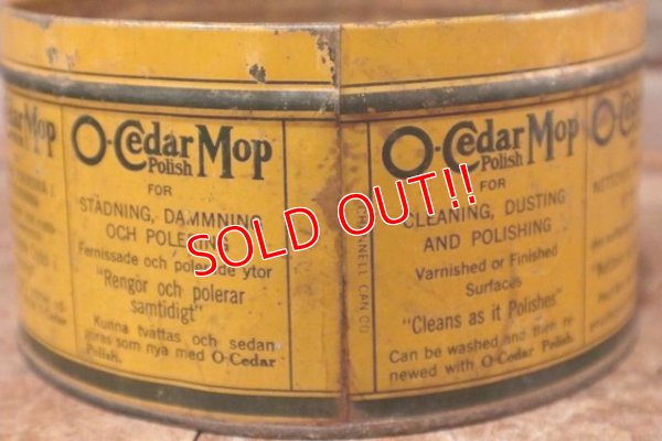 画像7: dp-201114-21 O-Cedar Mop / 1930's-1940's Tin Can