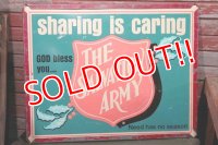 dp-201114-24 THE SALVATION ARMY / "sharing is caring" Sign