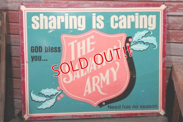 画像1: dp-201114-24 THE SALVATION ARMY / "sharing is caring" Sign