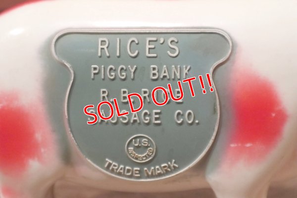 画像2: ct-201114-50 R.B.Rice Sausage Company / 1950's Piggy Bank