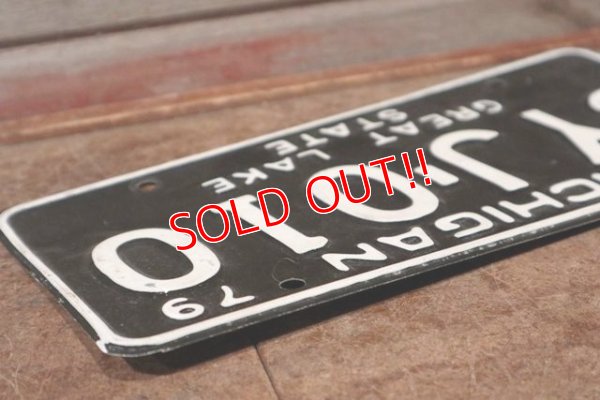 画像5: dp-201114-37 1970's License Plate "MICHIGAN"