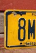 画像2: dp-201114-37 1970's Motorcycle License Plate "Pennsylvania" (2)