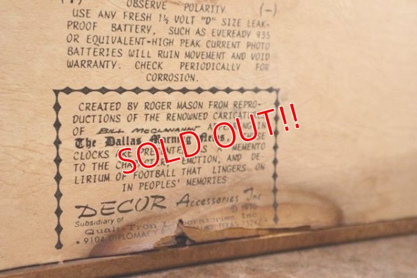 画像11: dp-201114-02 COLUMBIA LIONS / 1970 Wall Clock