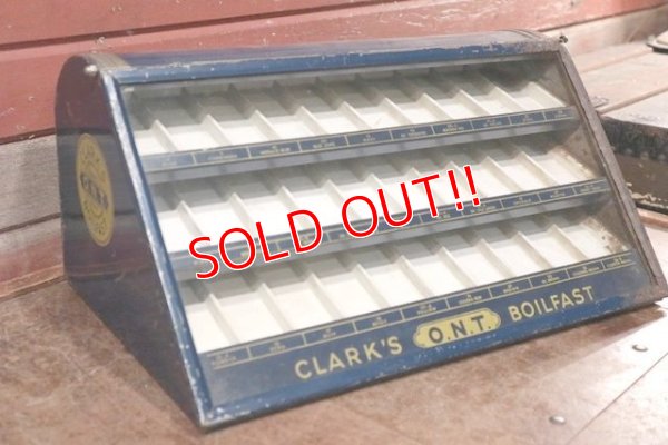 画像1: dp-201114-07 CLARK'S BOILFAST / 1930's-1940's Store Display Rack