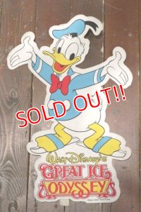 ct-201114-24 Donald Duck / 1970's Great Ice Odyssey Banner