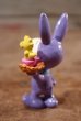 画像4: ct-201114-86 Snoopy / Whitman's 1997 PVC Figure "Easter Bunny (Purple)" (4)