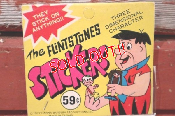 画像3: ct-201114-61 The Flintstones / Barney Rubble 1977 Puffy Sticker