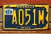 画像1: dp-201114-37 1970's Motorcycle License Plate "Pennsylvania" (1)