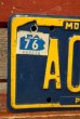 画像2: dp-201114-37 1970's Motorcycle License Plate "Pennsylvania" (2)