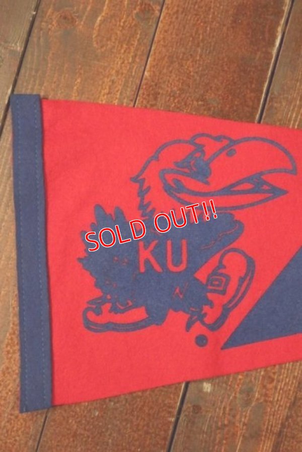 画像2: ct-201114-32 The University of Kansas / Jayhawks Pennant