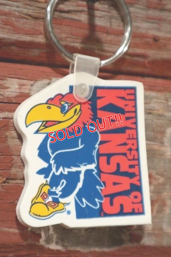 画像2: ct-201114-29 The University of Kansas / Jayhawks Rubber Keyring