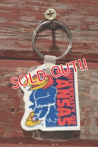ct-201114-29 The University of Kansas / Jayhawks Rubber Keyring