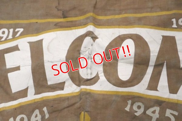 画像8: dp-201114-31 AMERICAN U.S. REGION / 1940's WELCOME Banner