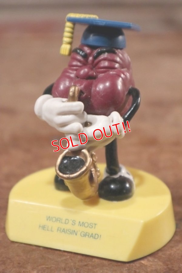 画像1: ct-201114-125 California Raisins / 1988 PVC Figure "The Graduates Sax Player"