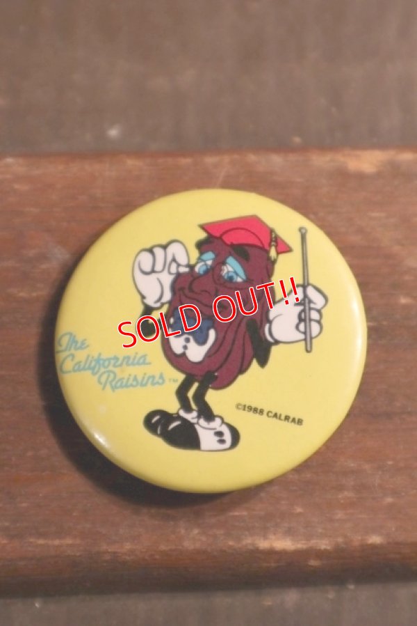 画像1: ct-201114-125 California Raisins / 1988 Pinback 