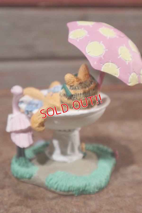 画像4: ct-201114-91 Garfield / Danbury Mint 1980's Figurine "On Vacation"