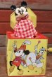 画像1: ct-201101-71 Mickey Mouse / 1960's Musical Jack in the Box (1)