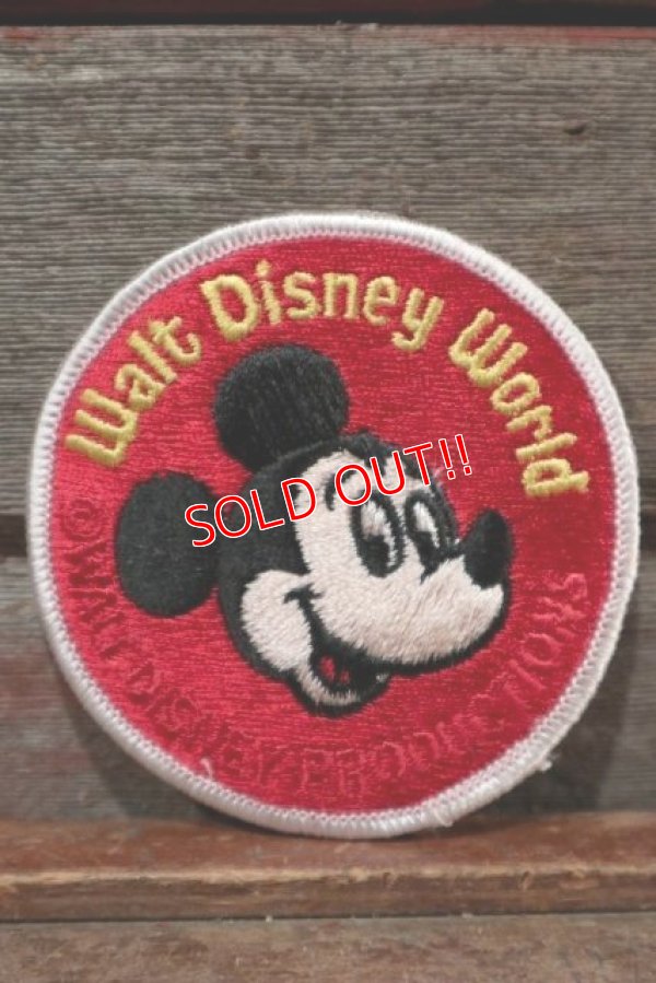 画像1: ct-201201-36 Mickey Mouse / Walt Disney World 1970's Patch