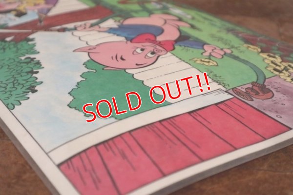 画像7: ct-201201-37 Looney Tunes / PEPSI 1976 Place Mat "Porky Pig & Petunia Pig"