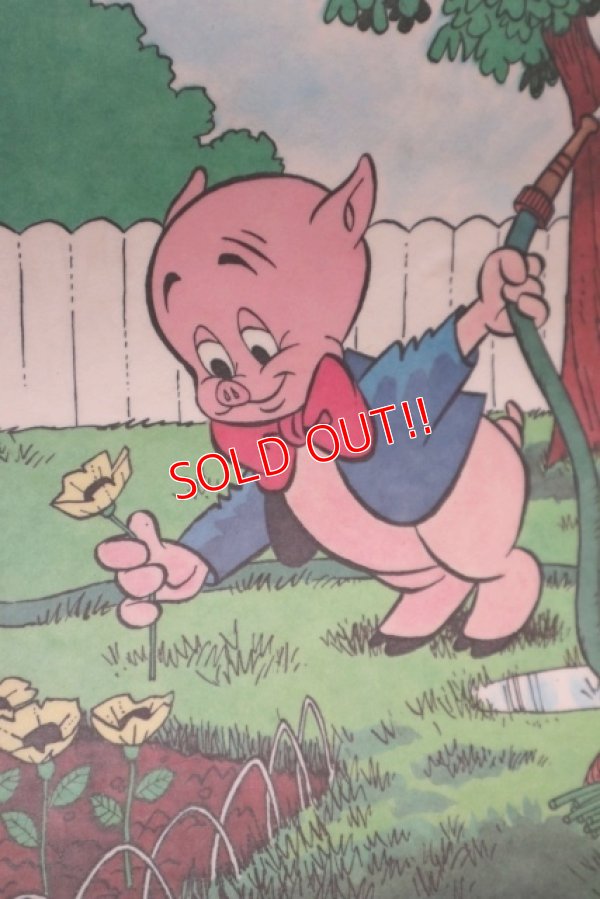 画像2: ct-201201-37 Looney Tunes / PEPSI 1976 Place Mat "Porky Pig & Petunia Pig"