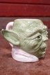 画像3: ct-201101-73 【SALE】STAR WARS / Yoda 1990's Ceramic Face Mug