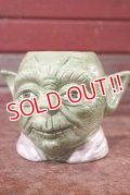 ct-201101-73 【SALE】STAR WARS / Yoda 1990's Ceramic Face Mug